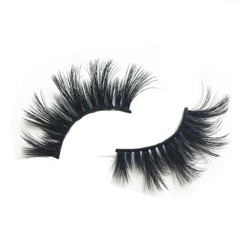 DAODER Lashes False Eyelashes 20MM Dramatic Look Faux Mink Wispy Long Fake Eye Lashes Pack for Women Daily Makeup 7 Pairs (6D 25mm Lashes) - Image 3